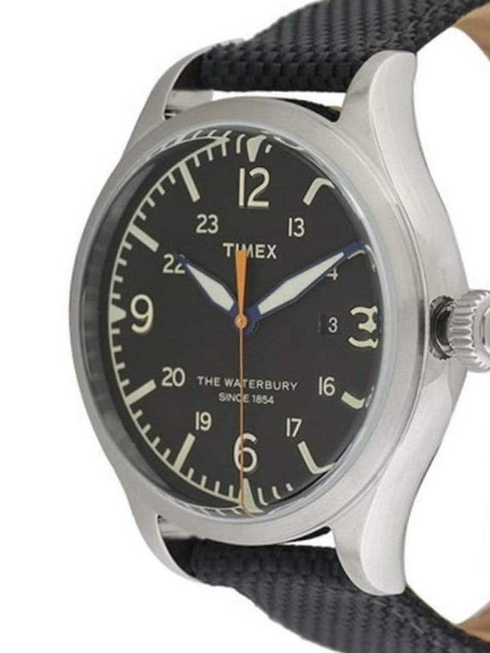 Timex Waterbury TW2R3500 Men’s Watch Leather Strap Needs Battery